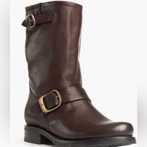 New Frye Veronica short slouchy boots black 6.5